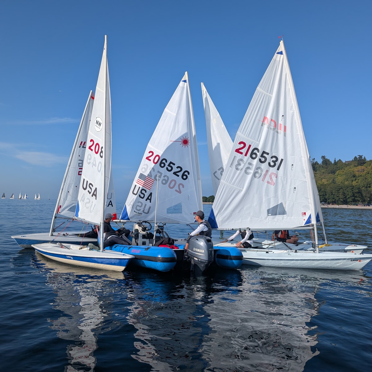 Computer screen showing a sailing season financial plan.